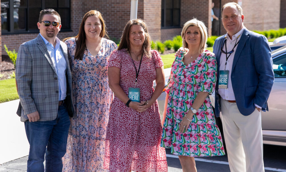 Florence Baptist Temple greeters ready to welcome guests to a service